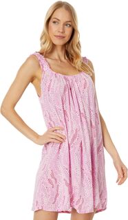 Сорочка с рюшами и бретелями Miami Breeze P.J. Salvage, цвет Pastel Pink