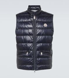 Пуховик gui Moncler, синий