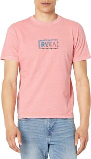 Футболка с короткими рукавами и сплиттером RVCA, цвет Vintage Salmon