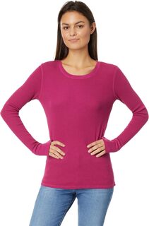 Термальная футболка из стираного хлопка с длинными рукавами и модальным круглым вырезом Mod-o-doc, цвет Berry Rose