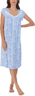 Платье для вальса с короткими рукавами Eileen West, цвет Blue Ground Floral