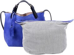 Миниатюрная сумка-тоут Island из натуральной кожи Old Trend, цвет Sky Blue