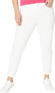 Узкие брюки South Ocean с высокой посадкой Lilly Pulitzer, цвет Resort White