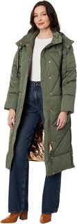 Пальто Макси-пуховик с капюшоном Avec Les Filles, цвет Olive