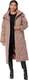 Пальто Макси-пуховик с капюшоном Avec Les Filles, цвет Umber