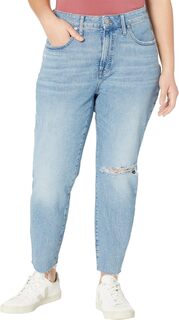 Джинсы The Plus Curvy Perfect Vintage Jean in Coney Wash: Destroyed Edition Madewell, цвет Coney Wash