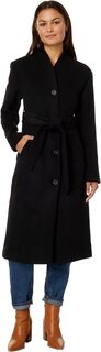 Пальто из смесовой шерсти с накладным воротником Avec Les Filles, черный