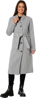 Пальто из смесовой шерсти с накладным воротником Avec Les Filles, серый
