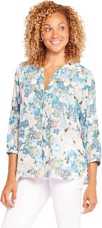 Блузка со складками на спине NYDJ, цвет Seaview