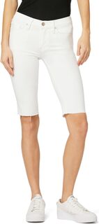 Белые шорты до колена со средней посадкой Amelia Hudson Jeans, белый