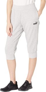Спортивные брюки-капри Essentials PUMA, цвет Light Gray Heather