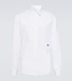 Рубашка из хлопка с лейблом prorsum Burberry, белый