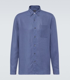 Рубашка для отдыха Tom Ford, синий