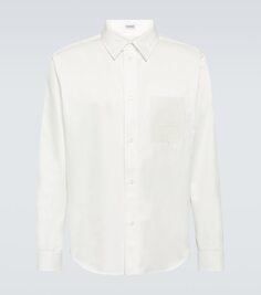 Рубашка из хлопкового твила anagram Loewe, белый