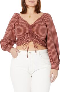 Девин Блузка Levi&apos;s, цвет Earth Red Plaid Levis