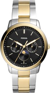 Часы Neutra Minimalist Multifunction Stainless Steel Watch - FS5906 Fossil, цвет Two-Tone Gold/Silver