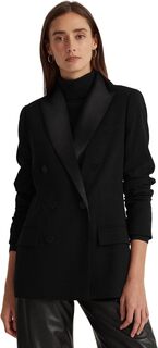 Пальто Wool Crepe Double-Breasted Blazer LAUREN Ralph Lauren, цвет Polo Black