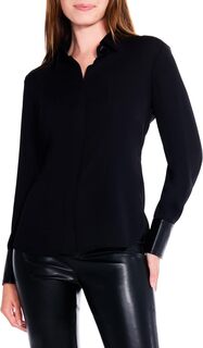 Укороченная рубашка NIC+ZOE, цвет Black Onyx