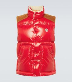 Пуховик ardeche Moncler, красный