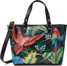Средняя сумка 693 Anuschka, цвет Rainforest Beauties