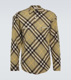 Куртка-рубашка в клетку burberry Burberry, мультиколор
