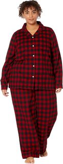 Плюс размер Шотландская клетка Фланелевая пижама Плед L.L.Bean, цвет Rob Roy L.L.Bean®