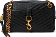 Сумка Edie Zip Shoulder Rebecca Minkoff, черный