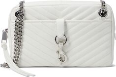 Сумка Edie Zip Shoulder Rebecca Minkoff, цвет Optic White