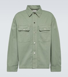 Джинсовая рубашка Lemaire, зеленый