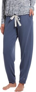 Однотонные брюки для отдыха с манжетами и карманами HUE, цвет Vintage Indigo
