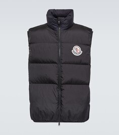 Пуховик алмаз Moncler, серый