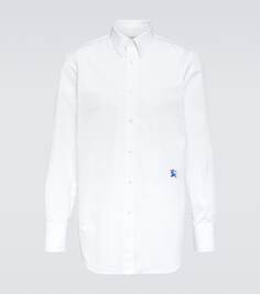 Рубашка из хлопка экд Burberry, белый