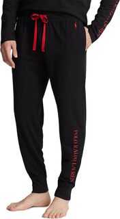 Пижамные джоггеры с логотипом Polo Ralph Lauren, цвет Polo Black/RL2000 Red Logo
