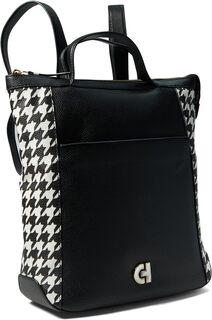 Рюкзак Grand Ambition Small Convertible Backpack Cole Haan, цвет Black/White Houndstooth/Optic