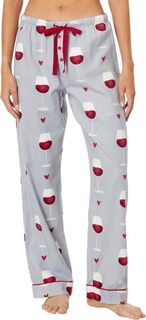 Фланелевые брюки-пижамы P.J. Salvage, цвет Pewter Star Gazer