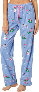 Фланелевые брюки-пижамы P.J. Salvage, цвет Periwinkle Flamingos