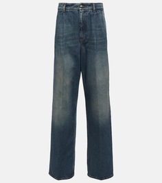 Широкие джинсы rampur с низкой посадкой Sportmax, синий