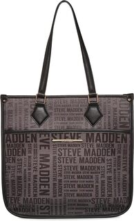 Сумка-тоут Бсидра Steve Madden, цвет Black Mixed Repeat Logo