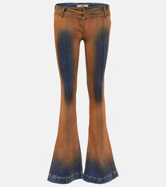 Расклешенные джинсы harley с низкой посадкой Knwls, мультиколор