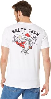Футболка с короткими рукавами Santa Shark Salty Crew, белый