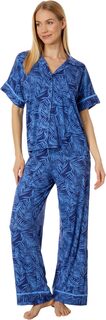 Укороченная пижама с короткими рукавами Tommy Bahama, цвет Navy Palm