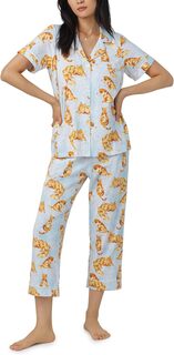Укороченная пижама с короткими рукавами Bedhead PJs, цвет Fancy Cats