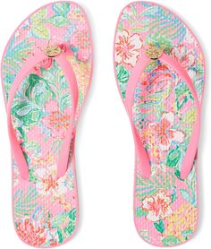 Шлепанцы Pool Flip-Flop Lilly Pulitzer, цвет Multi Journey To The Jungle Shoe