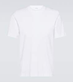 Хлопковая футболка Sunspel, белый