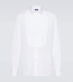 Хлопчатобумажную рубашку Ralph Lauren Purple Label, белый
