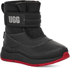 Зимние ботинки Taney Weather (Toddler/Little Kid) UGG, цвет Burnt Olive/Black