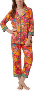 Укороченный пижамный комплект Trina Turk X Bedhead с рукавами 3/4 Bedhead PJs, цвет Madagascar