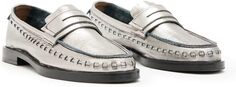 Лоферы Sofie Metallis Loafers AllSaints, цвет Silver