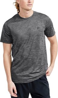 Меланжевая футболка с короткими рукавами Adv Charge Craft, цвет Black Melange
