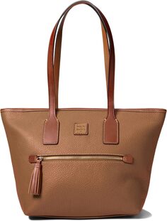 Маленькая сумка-тоут Pebble Dooney &amp; Bourke, цвет Caramel